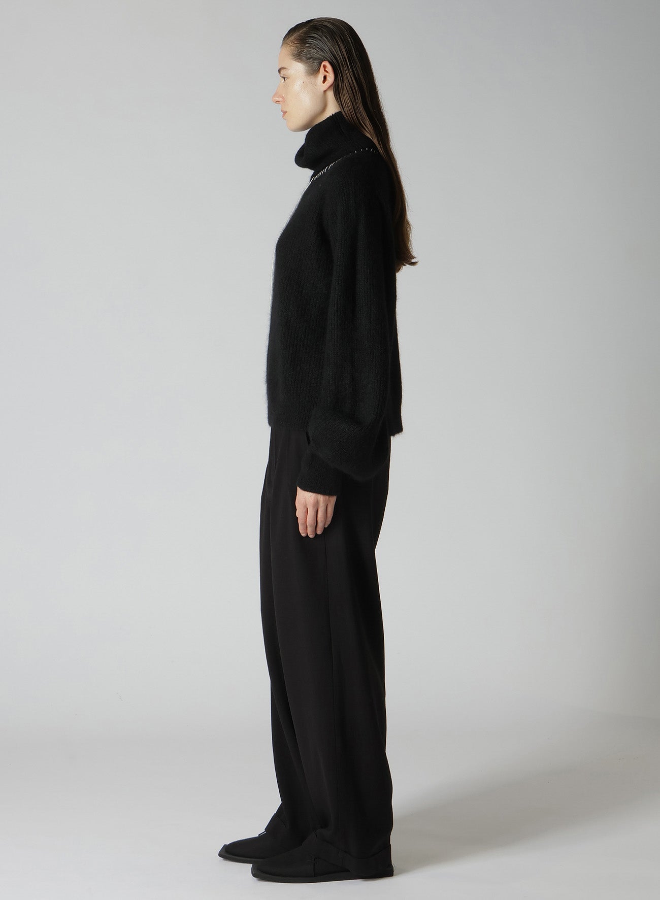 HALF CARDIGAN KNIT PUFF SLV HIGH NECK PO – THE SHOP YOHJI YAMAMOTO