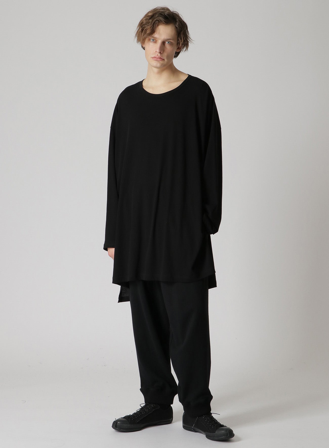 TECHNORAMA COTTON JUMBO LONG SLEEVE T-SHIRT – THE SHOP YOHJI YAMAMOTO