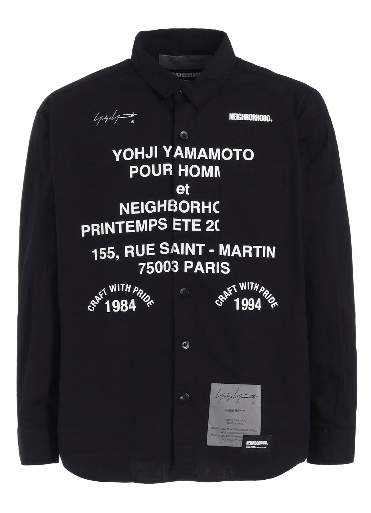 Yohji Yamamoto x NEIGHBORHOOD PRINT SHIRT LS – THE SHOP YOHJI YAMAMOTO