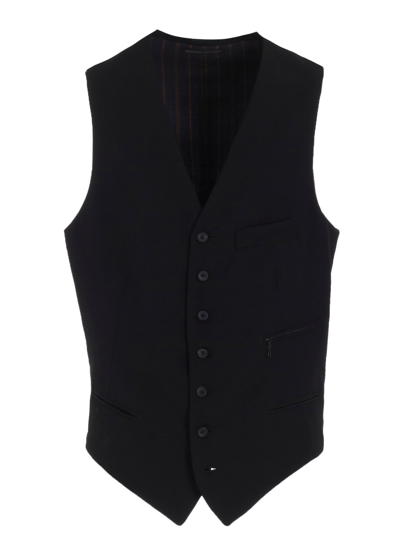 WOOL GABARDINE 7-BUTTON VEST – THE SHOP YOHJI YAMAMOTO