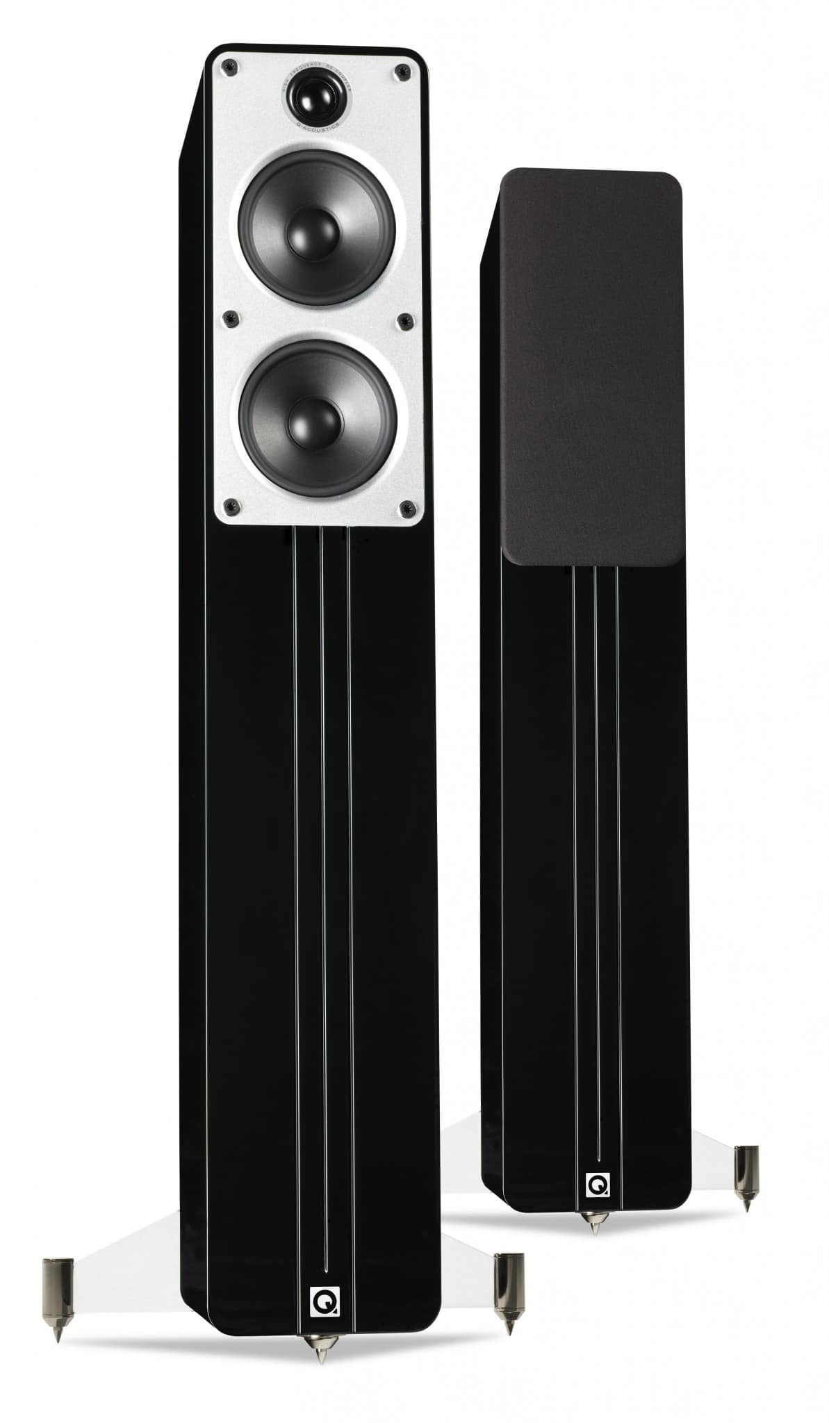 Q ACOUSTICS Concept 40: Shiny Happy Speakers Holding Hands - The
