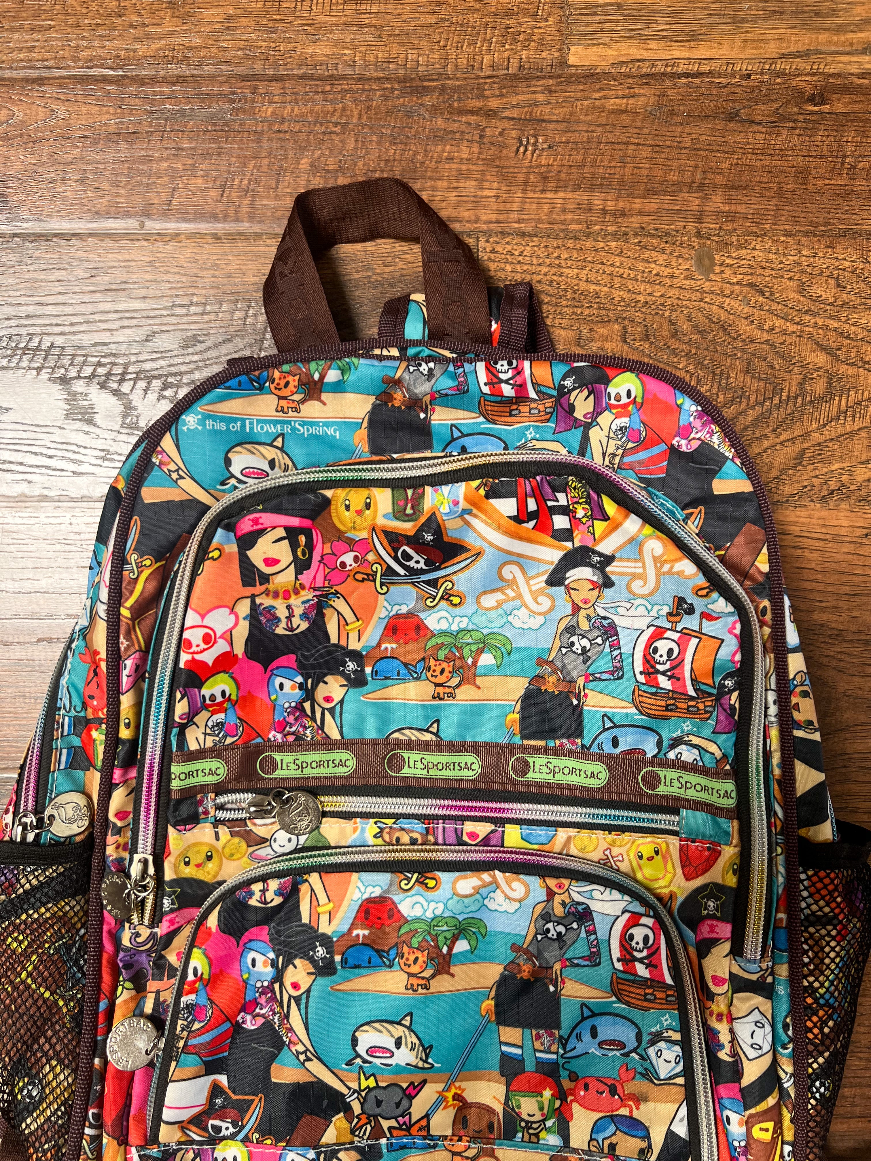 Tokidoki X Lesportsac Backpack - Mama Mia Luna Pirata – The Cat