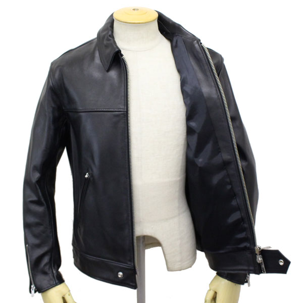 正規取扱店 666 LJM-9TF TIGHT FIT CENTER ZIP LEATHER JACKET (タイト