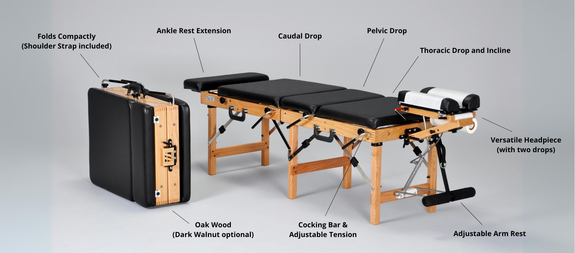 Tour® Portable Chiropractic Table - Thuli Tables