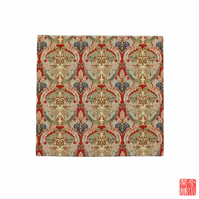 楽天市場】古帛紗 桐向鳳凰丸文錦の通販