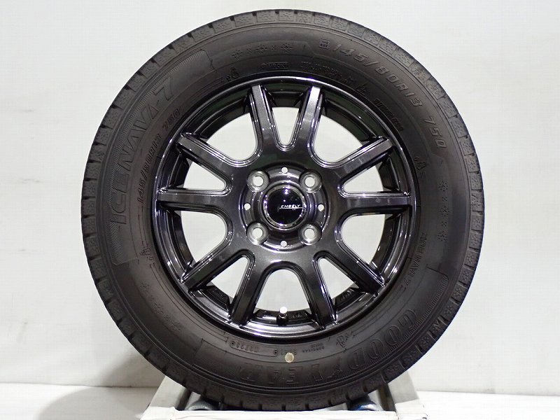楽天市場】145／80r13 スタッドレス アルミホイールセット4本（車用品