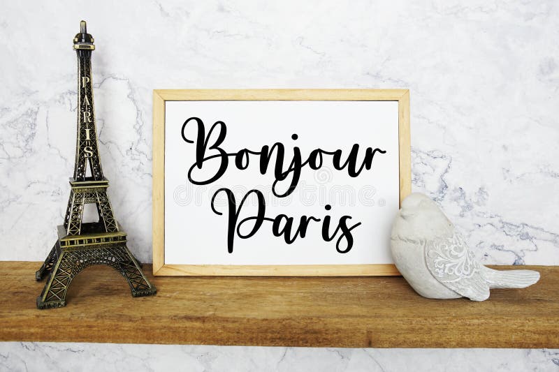 Love Paris Bonjour Stock Photos - Free & Royalty-Free Stock Photos
