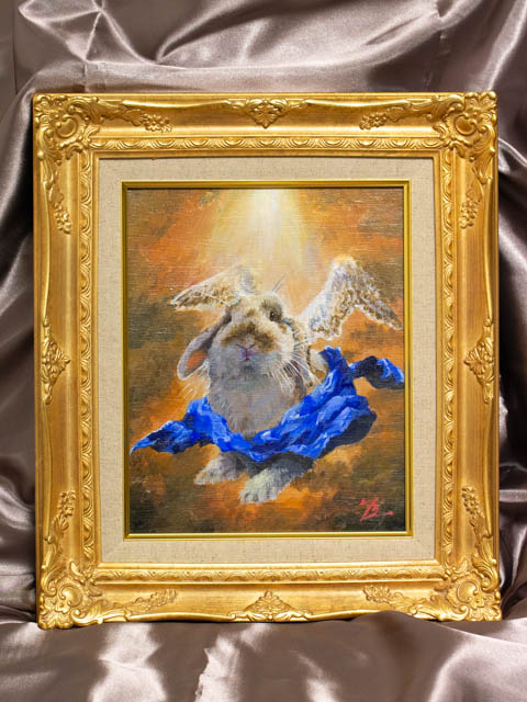 アンニュイなうさぎさんを描きました。｜木彫りうさぎのパパ。ティムの