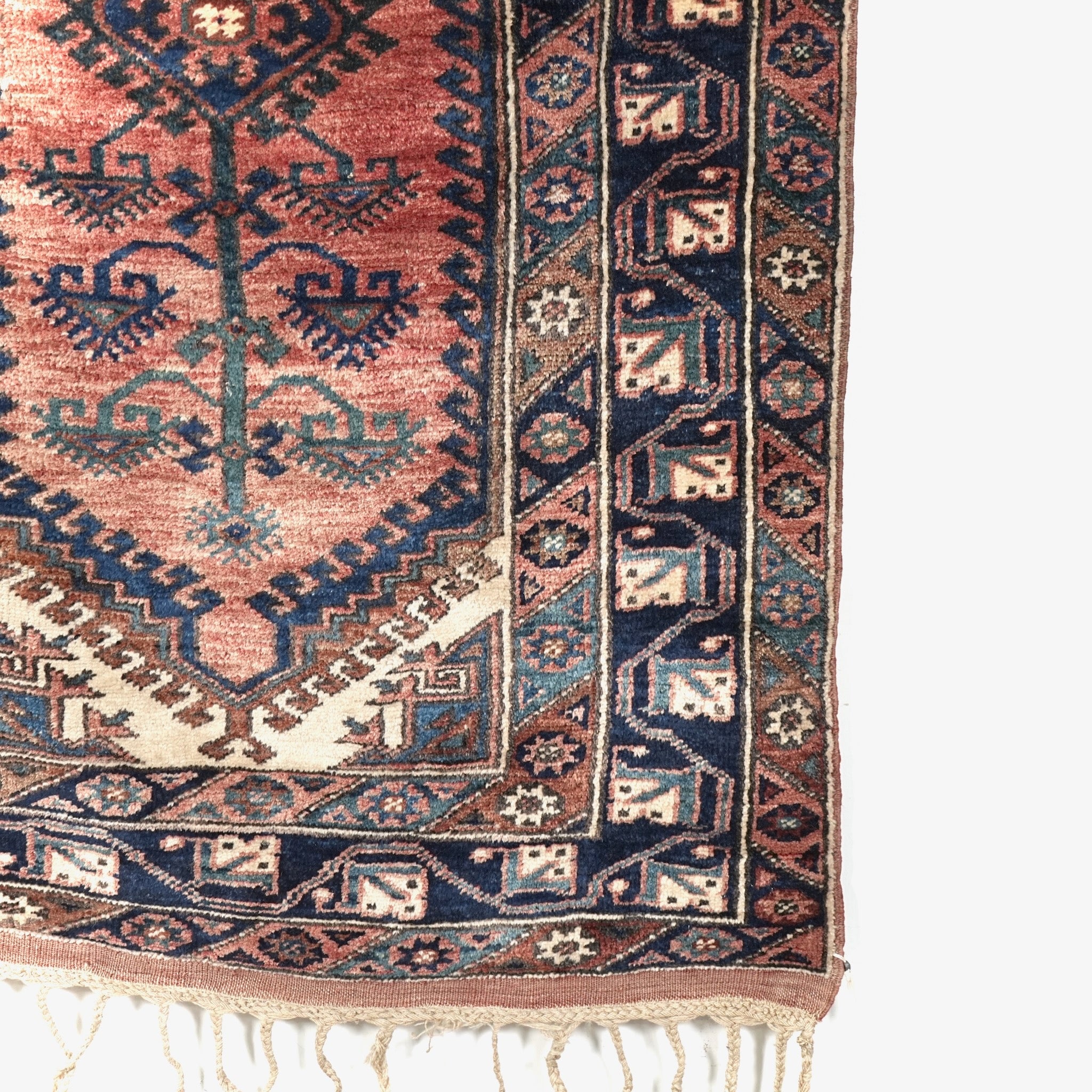 送料無料 ヴィンテージ ラグ(手織り/218cm×111cm) – TIME HYPE