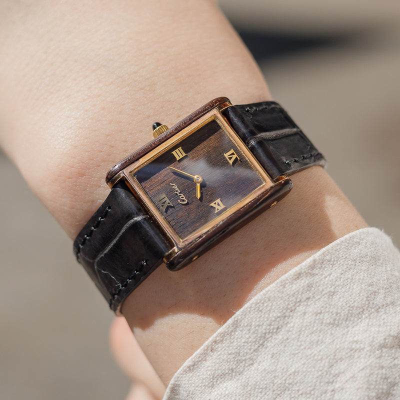 CARTIER LM Tank Organic Wood Ref.20611 – TIMEANAGRAM