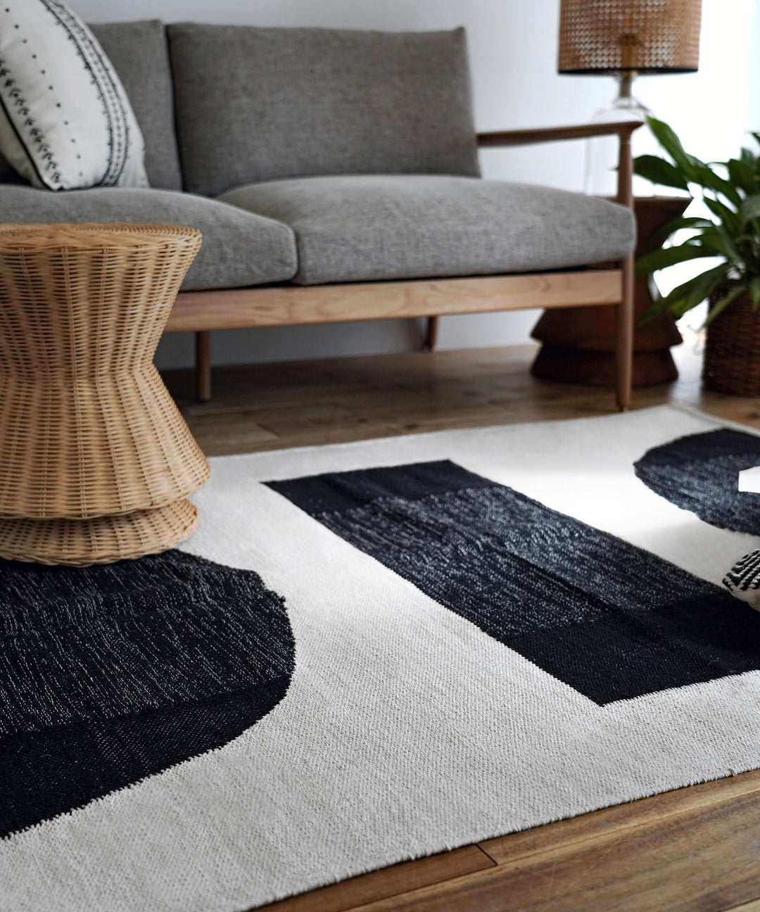 Sankara.（サンカラ）JEWEL ラグ コットン リサイクル材料 ラグ 120