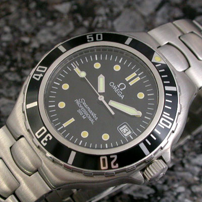 オメガ シーマスター プロフェッショナル 200m ボーイズ 黒文字盤 美品