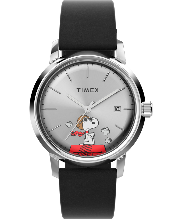 Timex Marlin® Automatic x Peanuts Snoopy Flying Ace 40mm Leather