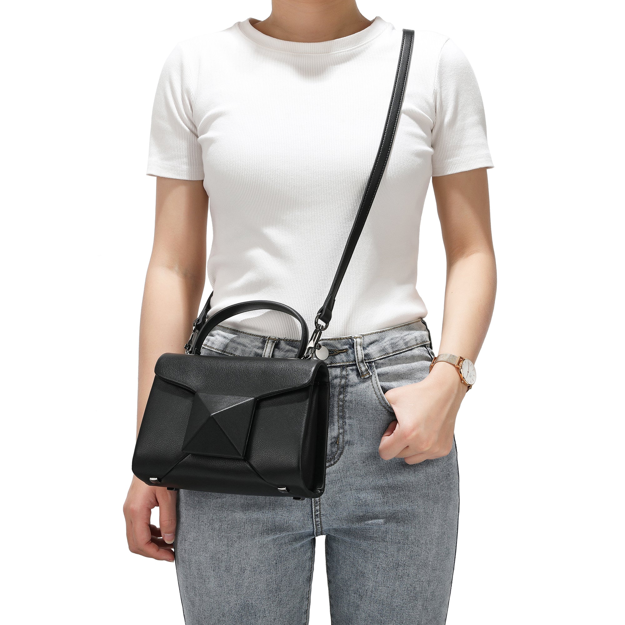 Tiffany & Fred Full-Grain Soft Leather Top-Handle – Tiffany & Fred