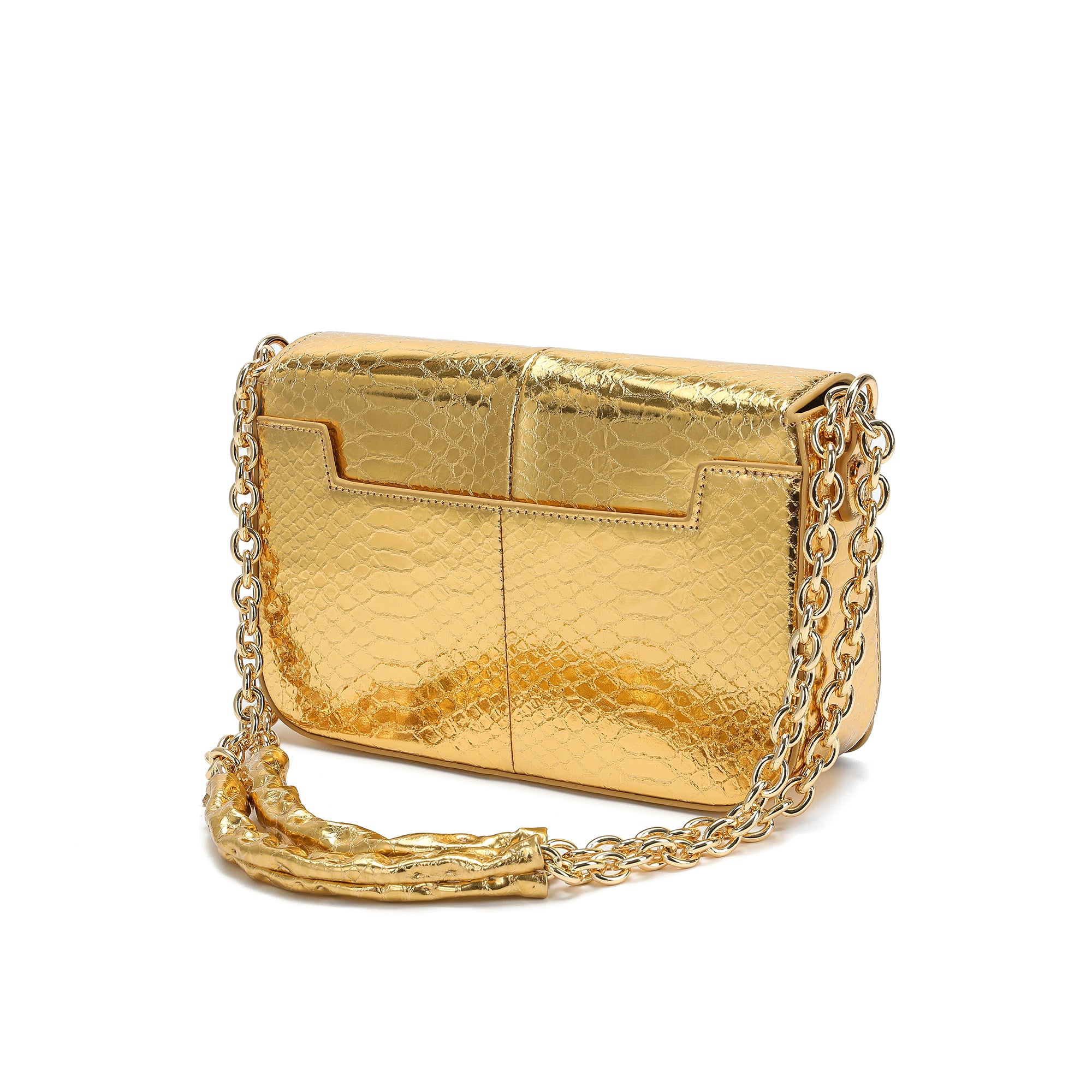 Foldover Flap Shoulder Leather Bag – Tiffany & Fred Paris