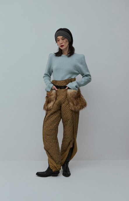 Mediam Double Craft Fur Bag - tity