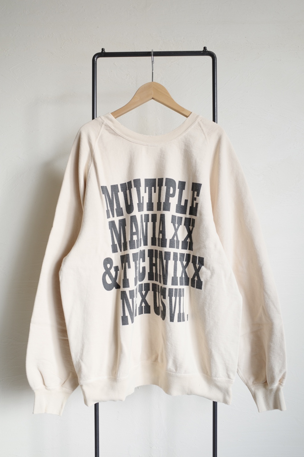 NEXUSVII. CAPRICORN CREW SWEAT・BEIGE - tity