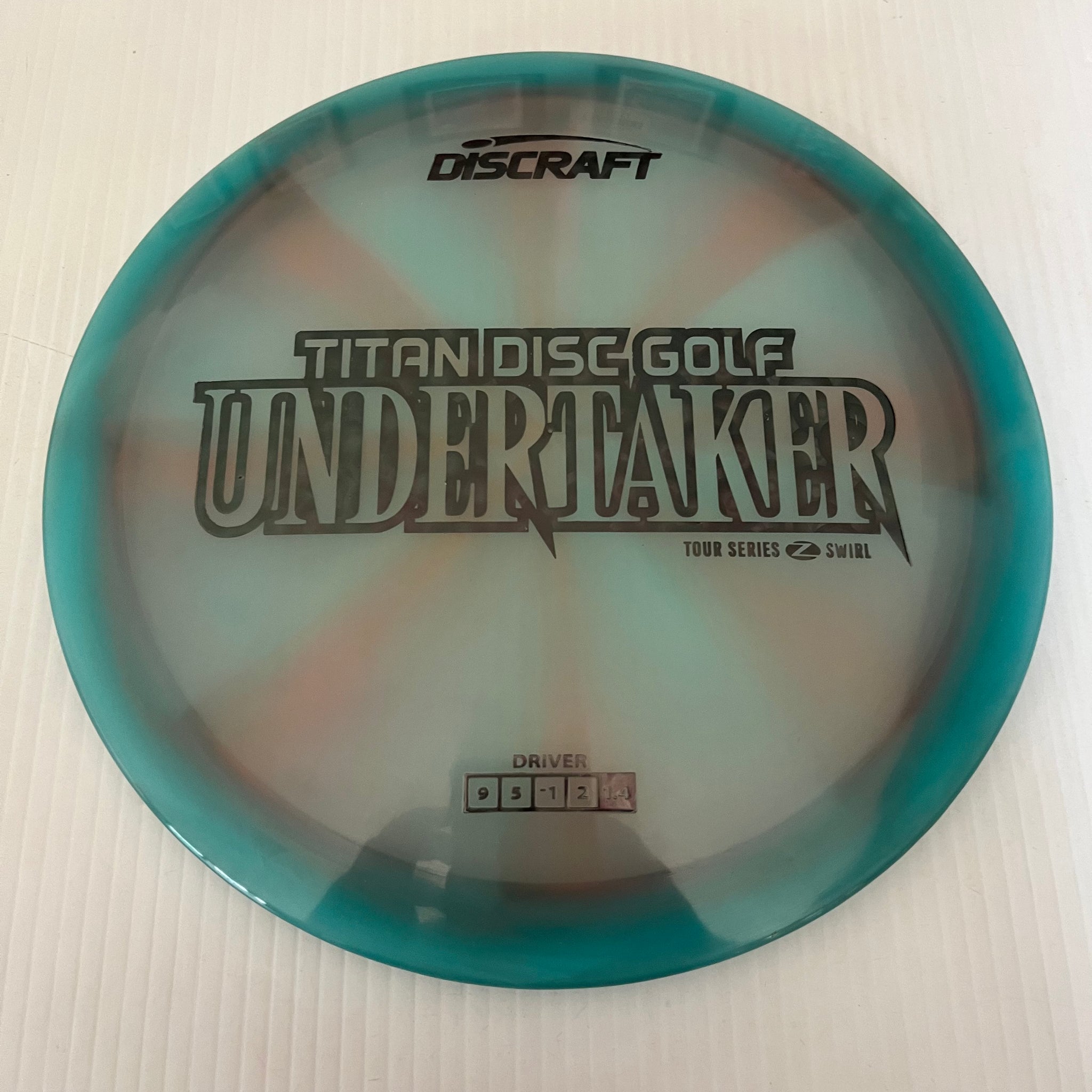 Discraft 2025 Titan Open Tour Series Z Swirl Blend Undertaker 9/5/-1/2