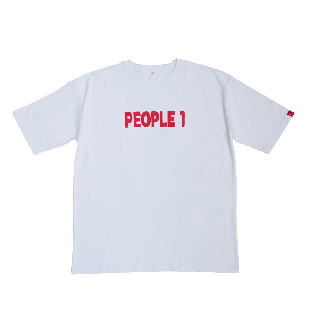 最終価格】PEOPLE1 スウェット Lサイズ PEOPLE1 SWEAT TOPS / RED