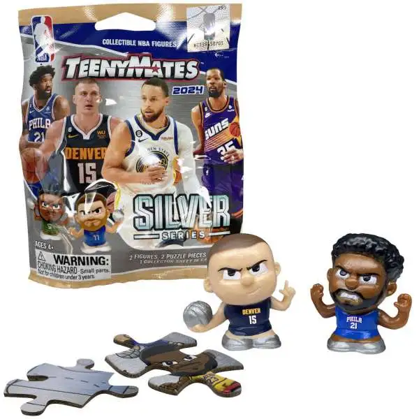 NBA TeenyMates Basketball Series 9 Silver Series Mystery Box 32