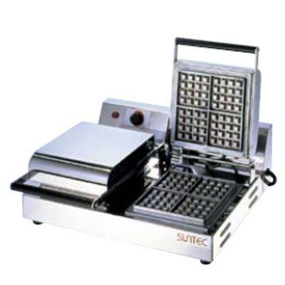 業務用/新品】エイシン 電気 クレープ焼器(一連)EC-2000 幅500×奥行500