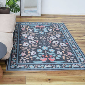 フラワー花柄ラグ TOCORU Series