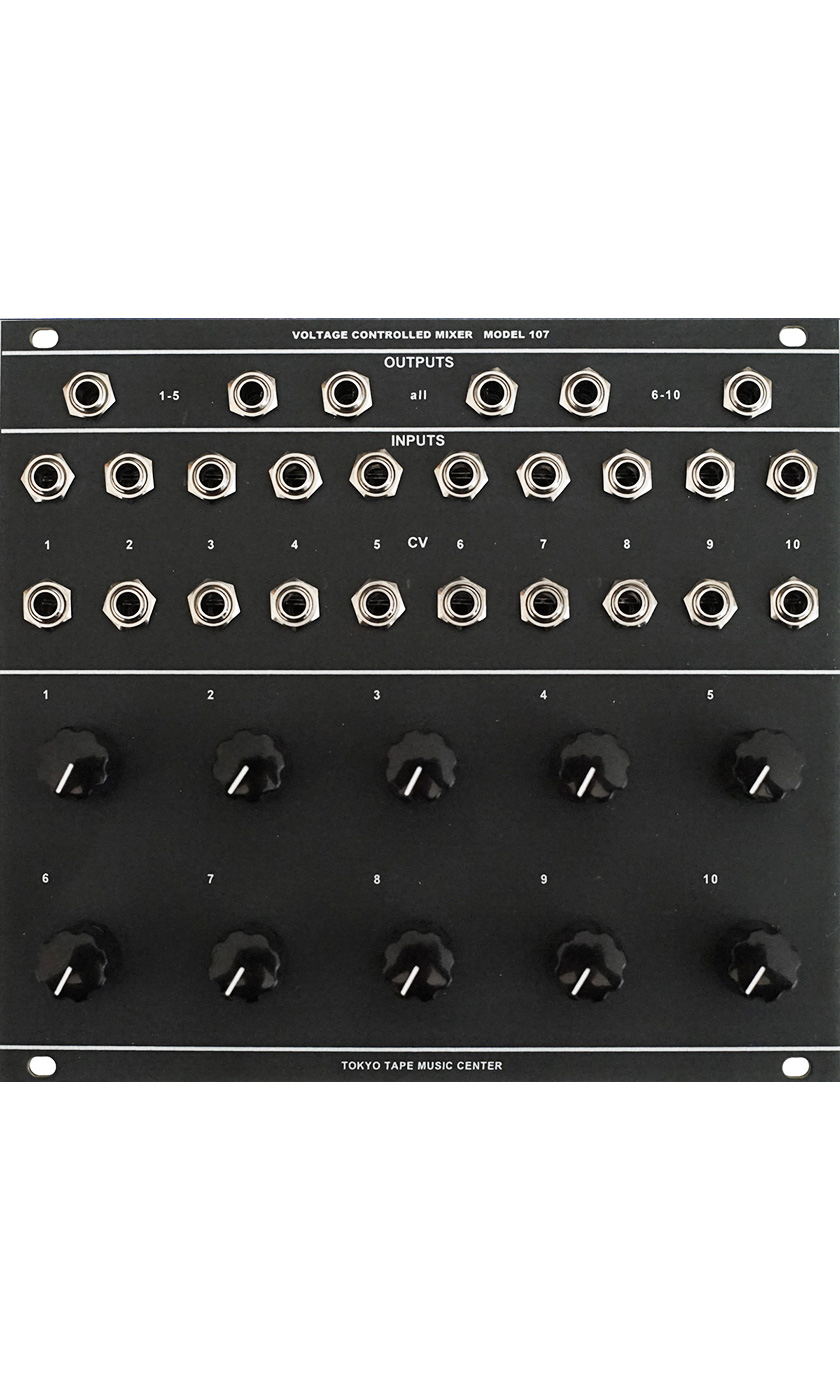 10 Channel Voltage Controlled Mixer MODEL 107 – Tokyo Tape Music