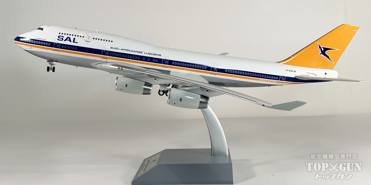 InFlight200 747-400 南アフリカ航空 ※ポリッシュ仕上げ ZS-SAW 1/200