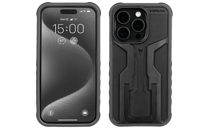 自転車 スマホホルダー｜トピーク - RIDECASE (for iPhone 15 Pro)SET