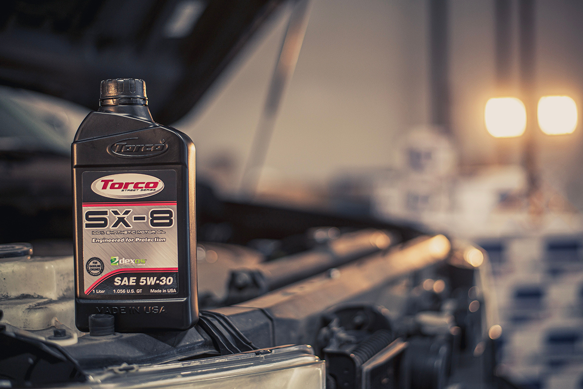 SX-8 100% Synthetic Motor Oil - 0W20, 5W20, 5W30. - TorcoUSA
