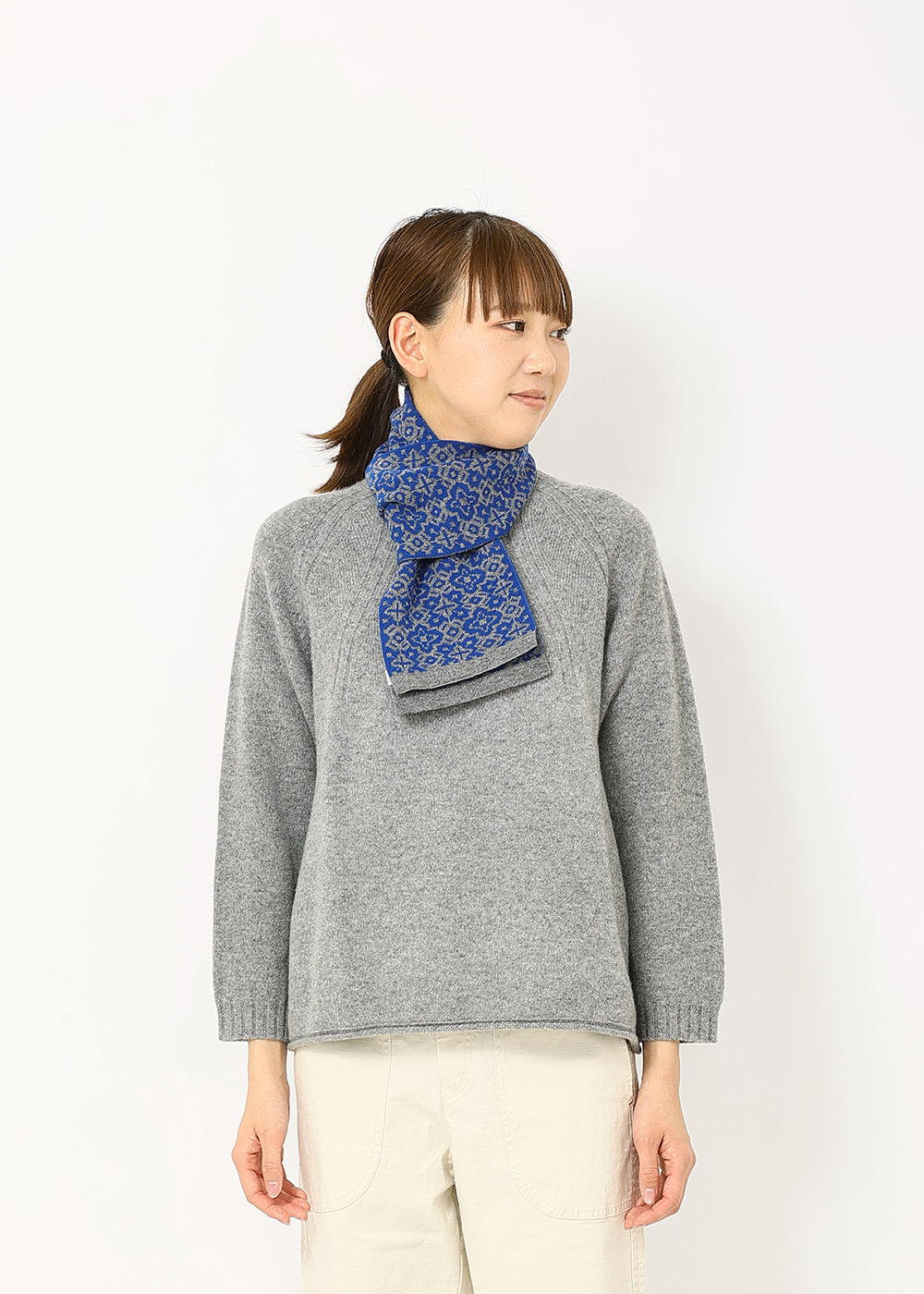 ちくちくしないマフラー（ノルディック柄）│OTA KNIT ┃ to touch