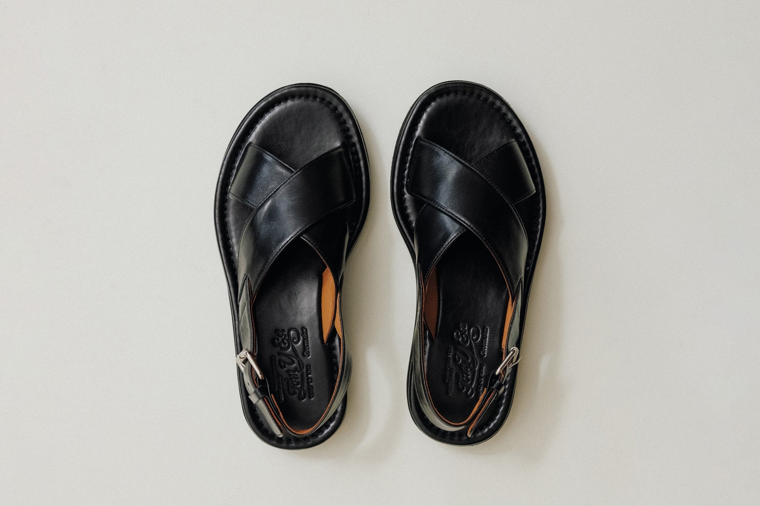 SANDALE LÉAUD BLACK – TOUT Y EST JP