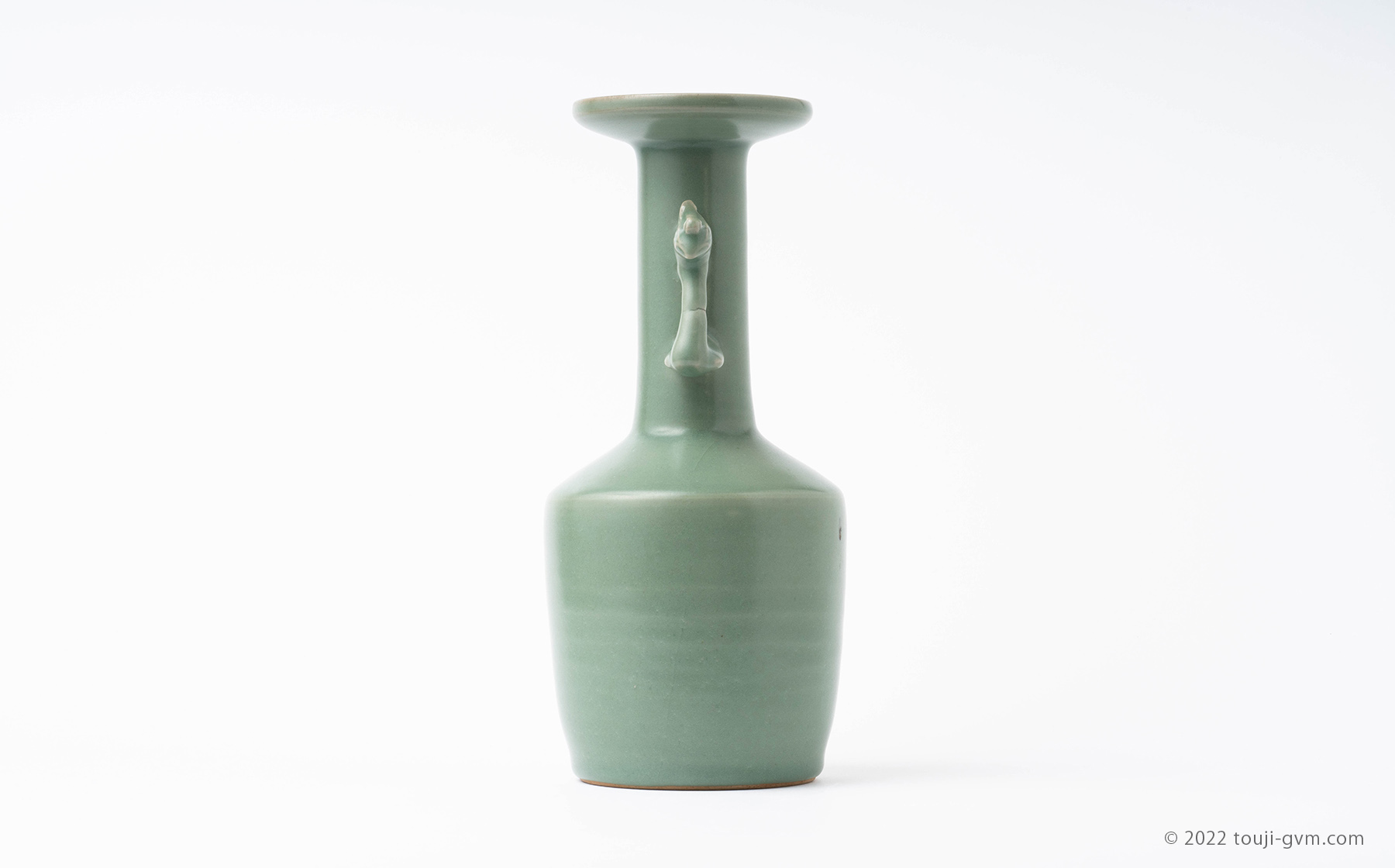 龍泉窯 青磁鳳凰耳瓶 – Longquan Vase Phoenix | 陶磁オンライン美術館