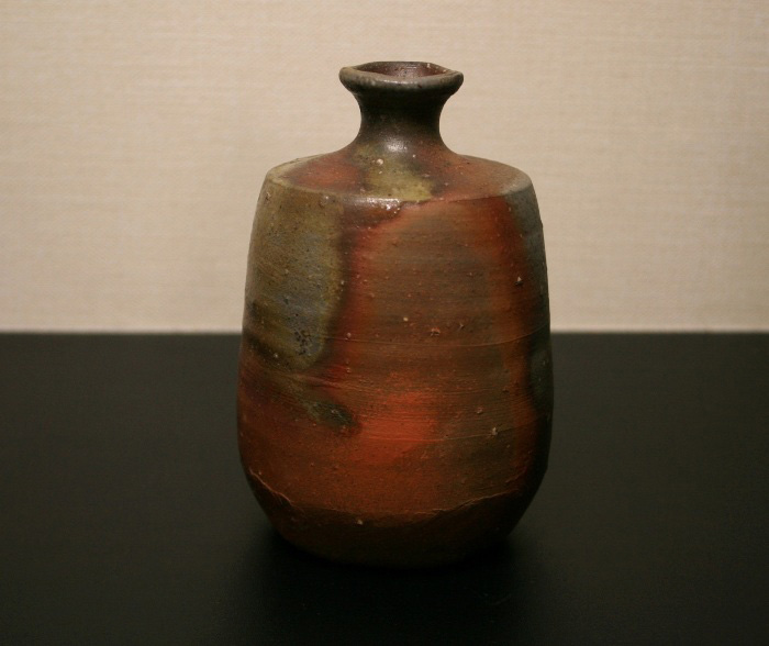 金重道明 備前変形鉢 共箱