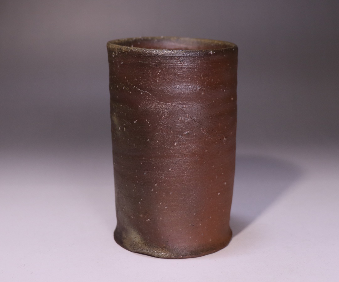 中村六郎 作 「備前麦酒呑」 ～備前焼専門卸小売店 川口陶楽苑～