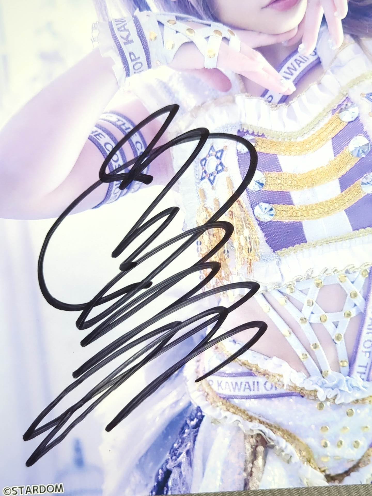 中野たむ 直筆サイン入り スターダムポートレート(G-6) – 闘道館