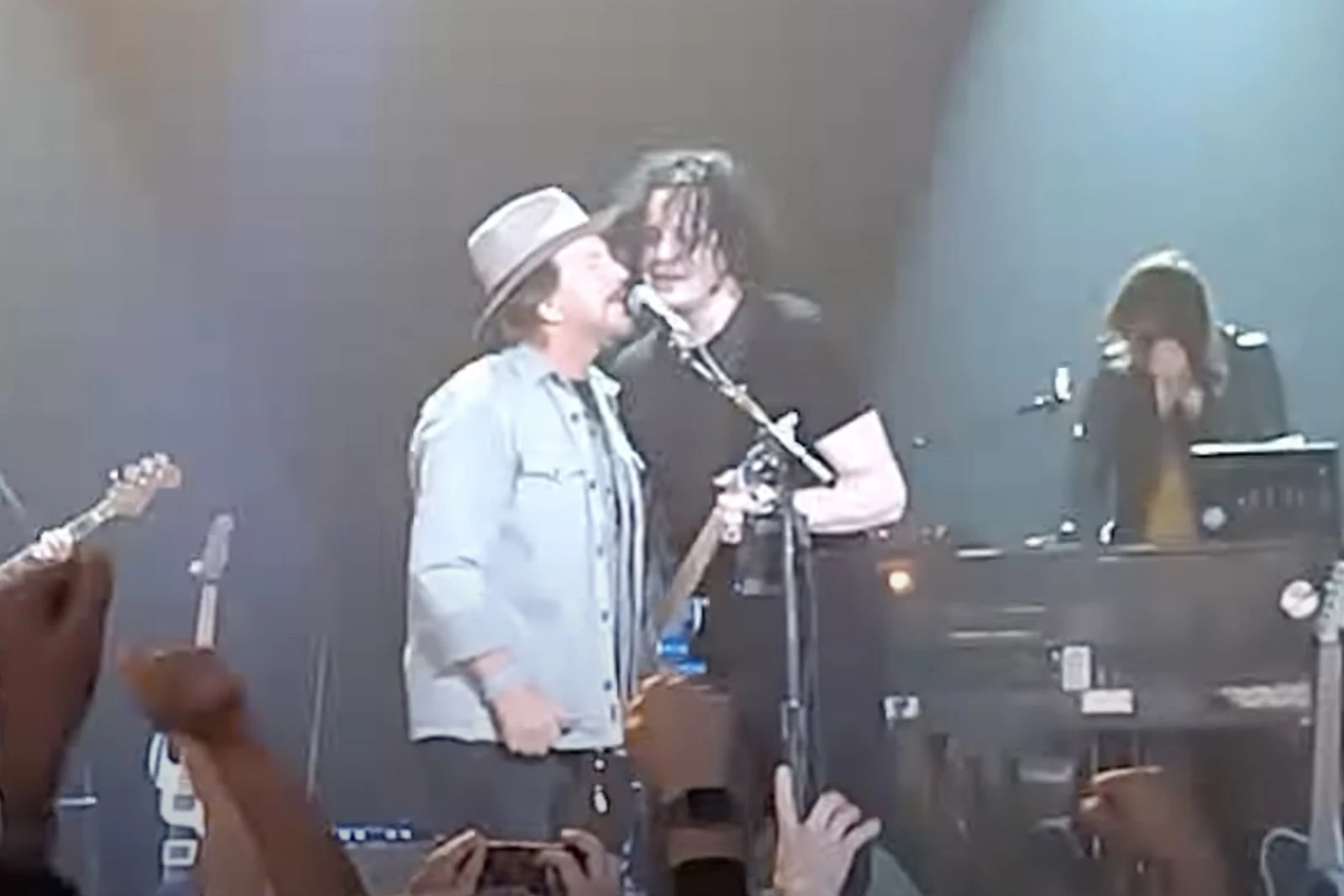 See Eddie Vedder Join Jack White for 'Rockin' in the Free World'
