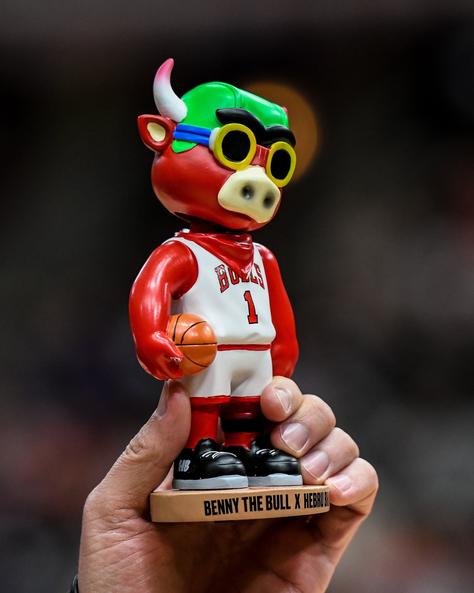 Hebru Brantley - Benny The Bull Bobblehead (Chicago Bulls) – Toyol