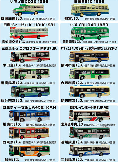 ダイキャストバスシリーズ 路線バス [2] 【京商】