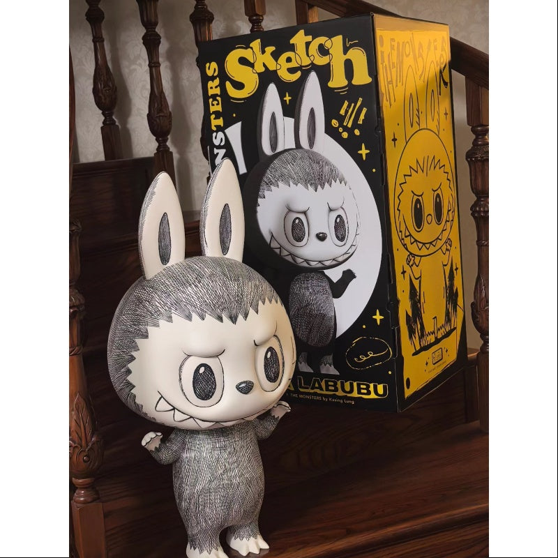 Labubu The Monsters MEGA Labubu 1000% Sketch 2024 LIMITED – TOYSEZ