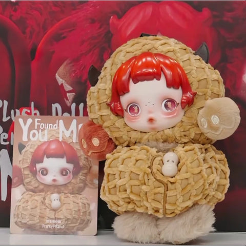 Skullpanda You Found Me Series Plush Doll Pendant Pranky Peanut