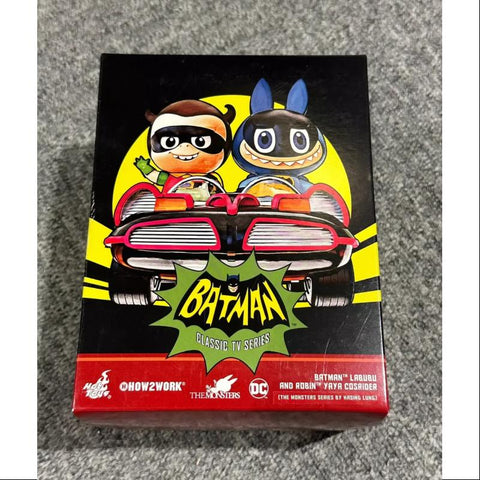 Labubu The Monsters Batman Labubu & Robin YAYA Rocking Car LIMITED