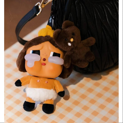 Crybaby Crying Again Series Vinyl Face Plush Secret Baby Brown(1