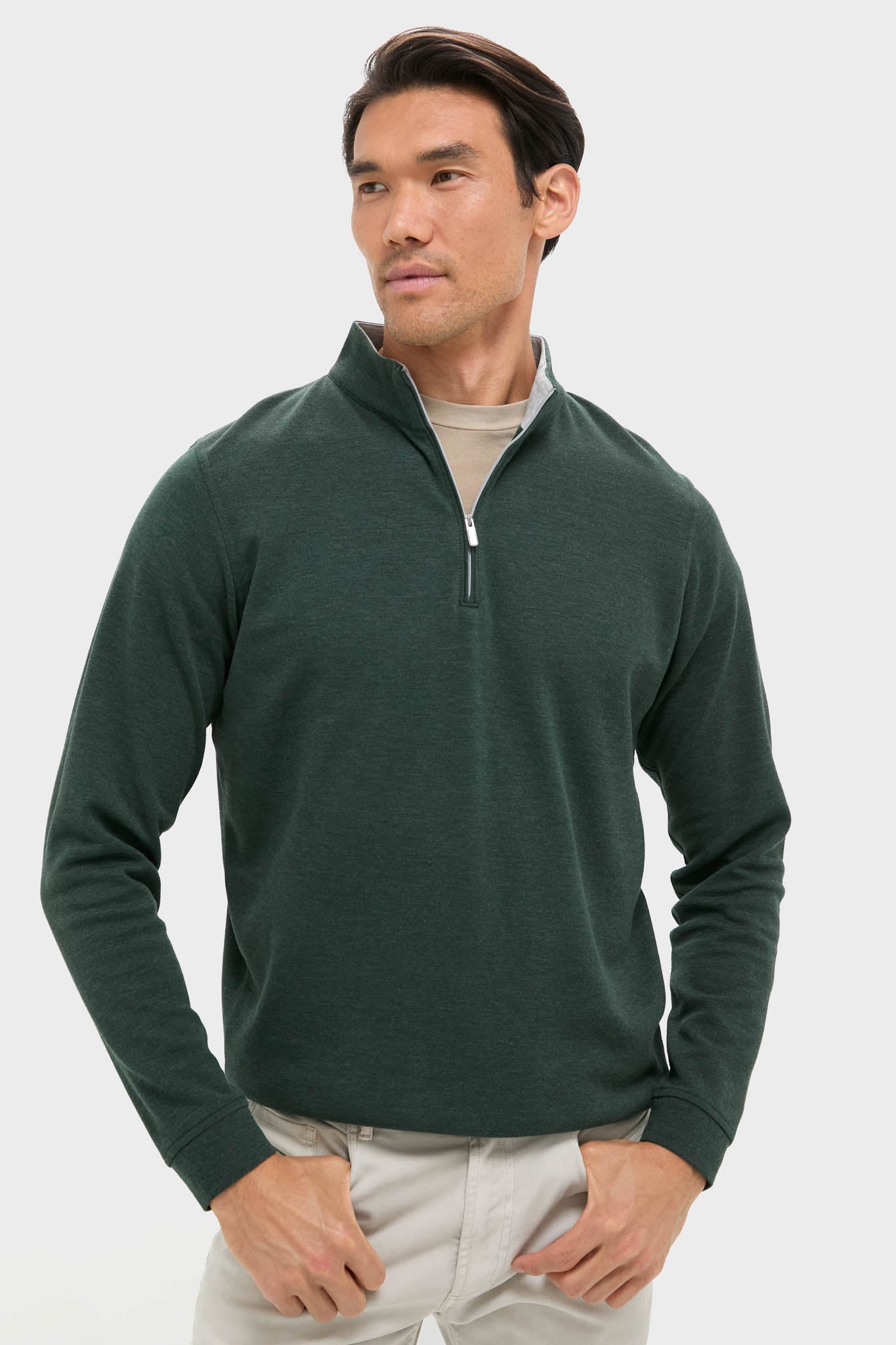 Deep Verdant Crown Comfort Pullover | Peter Millar