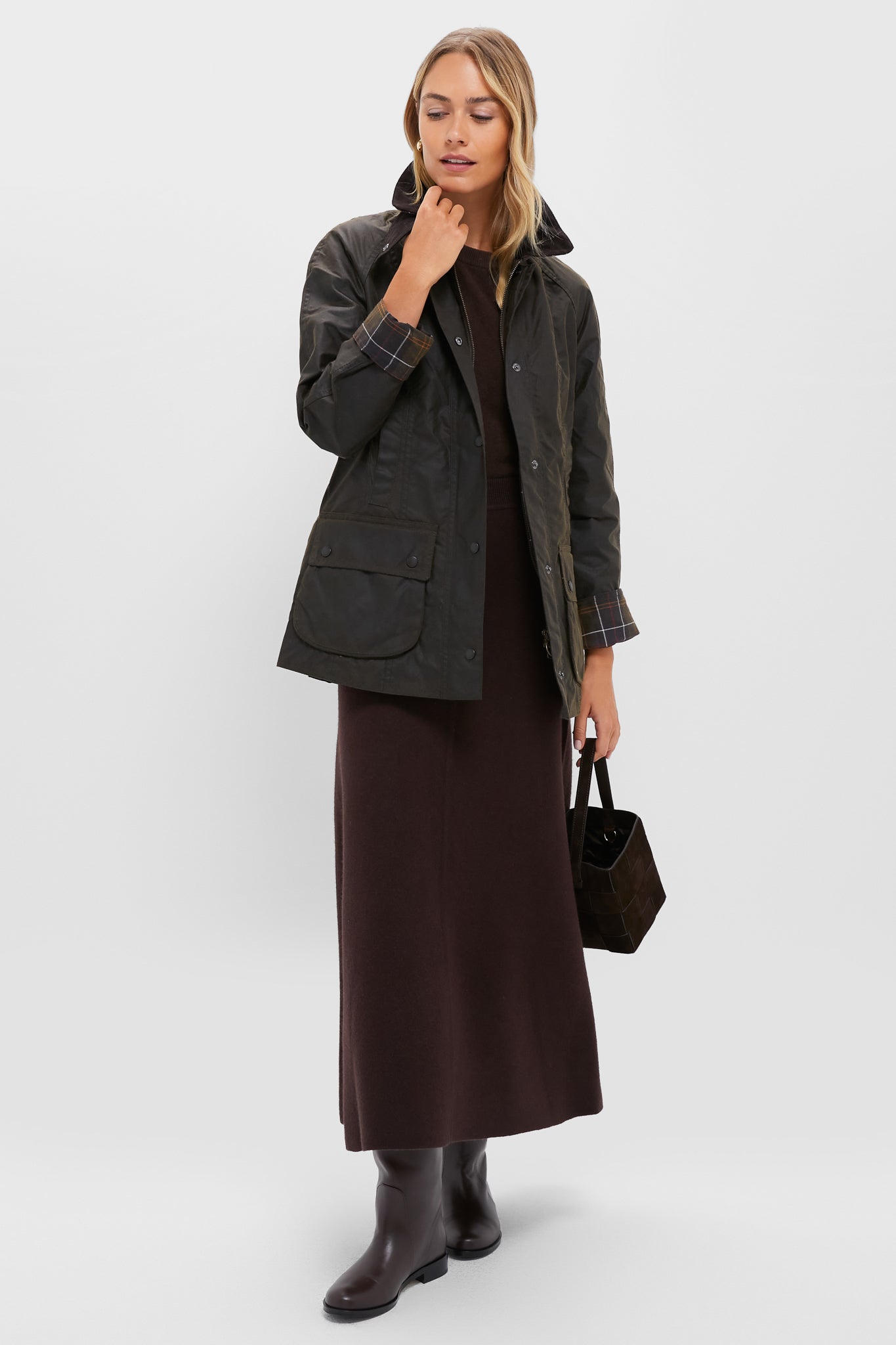 Classic Olive Beadnell Wax Jacket | Barbour