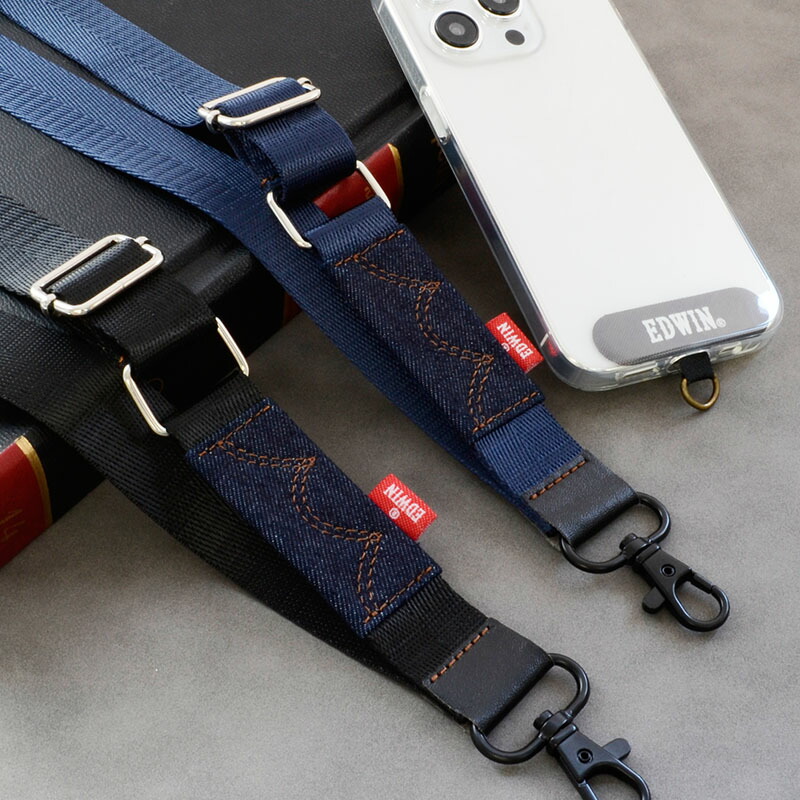 楽天市場】スマホ ストラップ 首掛け ネックストラップ EDWIN