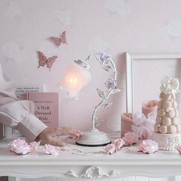 楽天市場】フラワースタンドライト 1灯 タッチセンサー式 3段階 調光