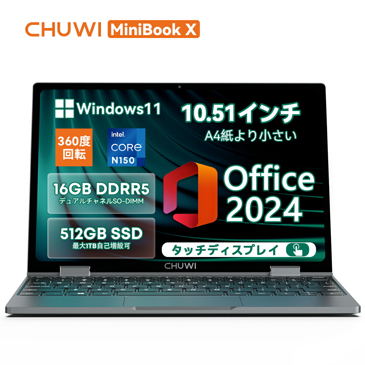 楽天市場】☆2倍P☆クーポンで59,999円☆Chuwi ノートパソコン Office