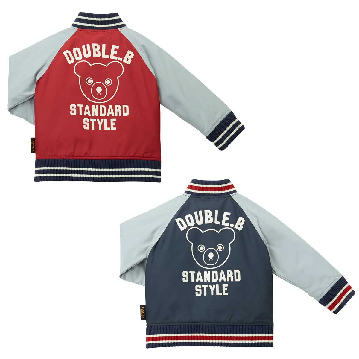 楽天市場】セール30%OFF！ダブルビー スタジャン風 ジャンパー(80cm