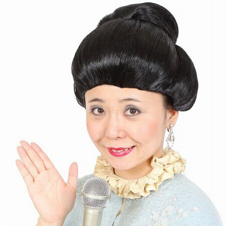 伝統的な黒い日本のかつら 立役（渡世人・町人） | コマチヘア